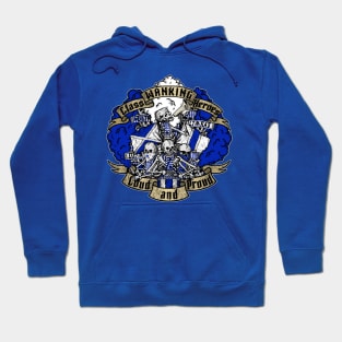 LOUD AND PROUD! (white and blue edition) ULTRAS Hoodie